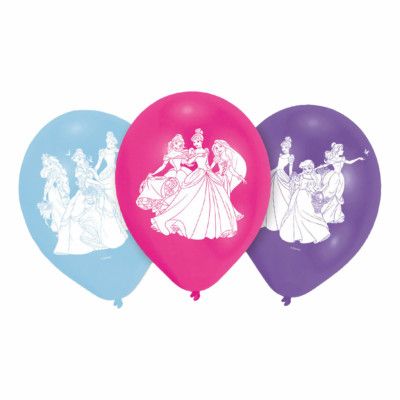 Ballonger Disney Prinsessor - 6-pack