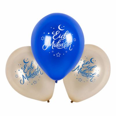 Ballonger Eid Mubarak - 6-pack