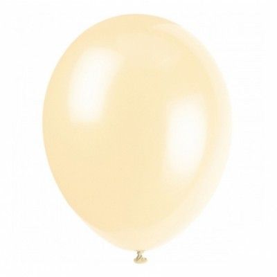 Ballonger Elfenben - 10-pack