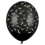 Ballonger Fladdermöss Svart 6-pack