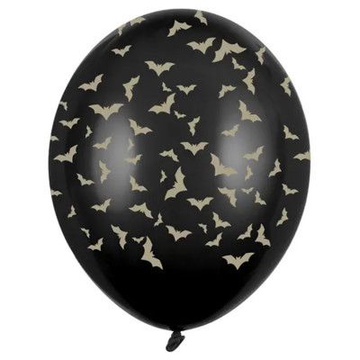 Ballonger Fladdermöss Svart 6-pack