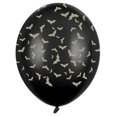 Ballonger Fladdermöss Svart 6-pack