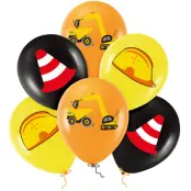 Ballonger Fordon Blandade Motiv 6-pack