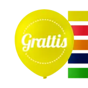 Ballonger Grattis 10-pack