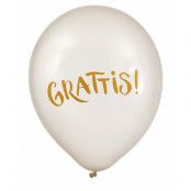 Ballonger Grattis - 6-pack