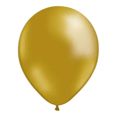 Ballonger Guldmetallic - 50-pack
