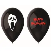 Ballonger Halloween Läskigt Motiv 5-pack