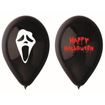 Ballonger Halloween Läskigt Motiv 5-pack