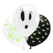 Ballonger Halloween Självlysande - 3-pack