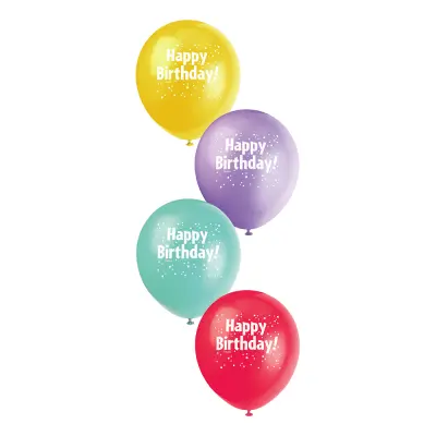 Ballonger Happy Birthday Flerfärgade