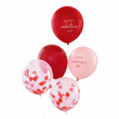 Ballonger Happy Valentines Day - 5-pack