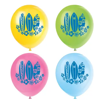 Ballonger Hawaii Flerfärgade