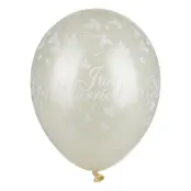 Ballonger Just Married - Elfenben