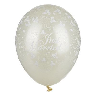 Ballonger Just Married - Elfenben