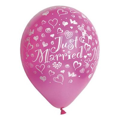 Ballonger Just Married - Fuschia