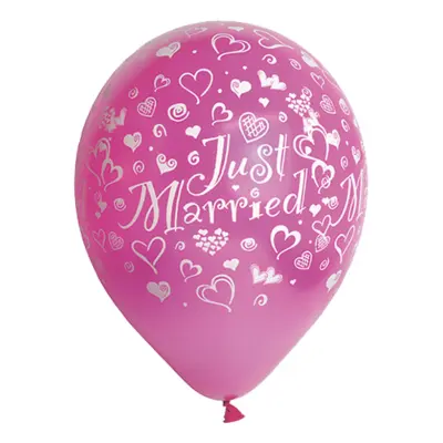 Ballonger Just Married - Fuschia