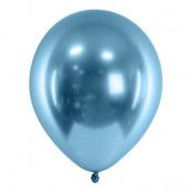 Ballonger Krom Blå - 100-pack