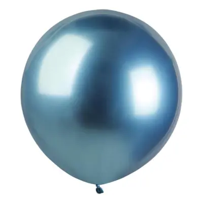 Ballonger Shiny Blå Runda Stora - 25-pack
