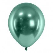 Ballonger Krom Grön - 100-pack