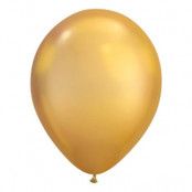 Ballonger Krom Guld - 10-pack