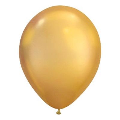 Ballonger Krom Guld - 10-pack