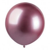 Ballonger Krom Rosa Stora - 10-pack