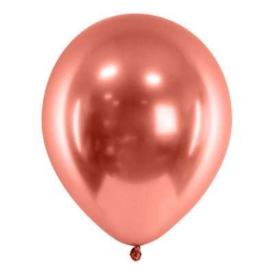Ballonger Krom Roséguld - 10-pack