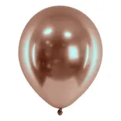 Ballonger Krom Roséguld - 100-pack