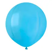 Ballonger Ljusblå Runda Stora - 50-pack