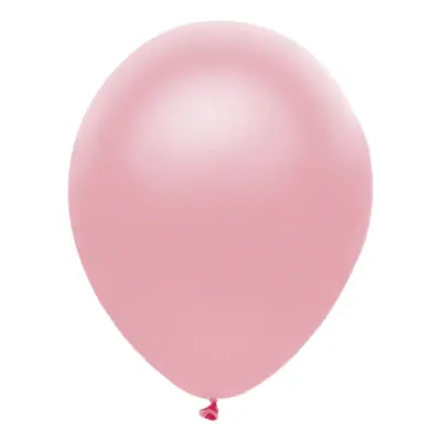 Ballonger Ljusrosa Metallic - 25-pack