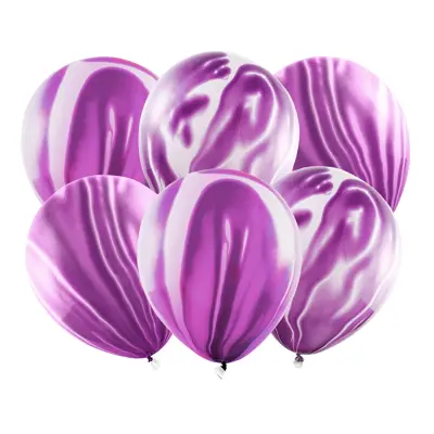 Ballonger Marble Lila - 6-pack