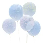Ballonger med Blommor - 5-pack