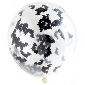Ballonger Med Fladdermuskonfetti 4-pack