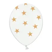 Ballonger med Guldstjärnor - 6-pack