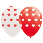 Ballonger med hjärtan 8-pack