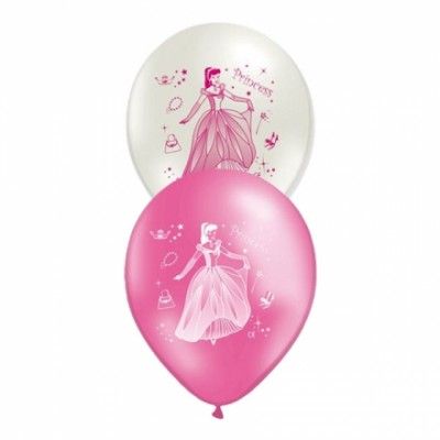 Latexballonger med Prinsessor - 10-pack