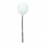 Ballonger med Silvertassel - 6-pack