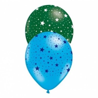 Ballonger med Stjärnor - 10-pack