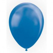 Ballonger metallic blå 10-pack