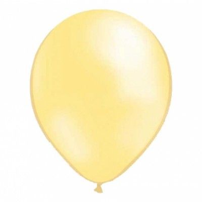 Ballonger Metallic Elfenben - 10-pack