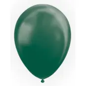 Ballonger metallic grön 25-pack