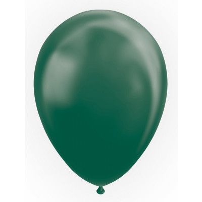 Ballonger metallic grön 25-pack