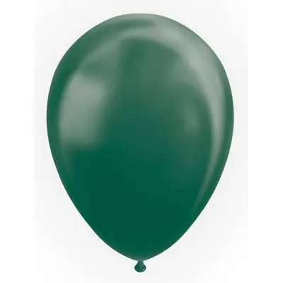 Ballonger metallic grön 25-pack