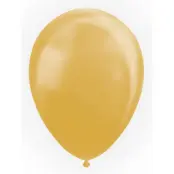 Ballonger metallic guld 10-pack