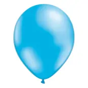Ballonger Metallic Ljusblå - 100-pack
