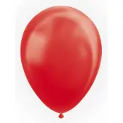 Ballonger metallic röda 25-pack