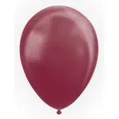 Ballonger metallic vinröd 10-pack