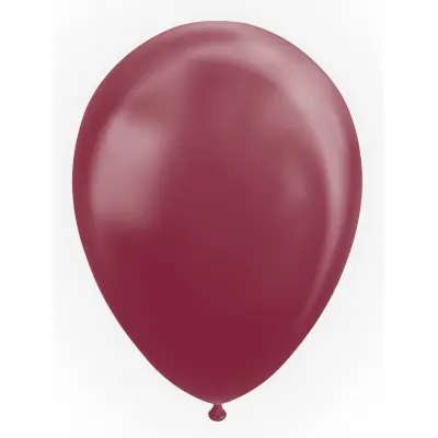 Ballonger metallic vinröd 25-pack