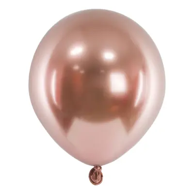 Ballonger Mini Roséguld Glossy - 50-pack