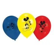 Ballonger Musse Pigg Flerfärgade - 10-pack